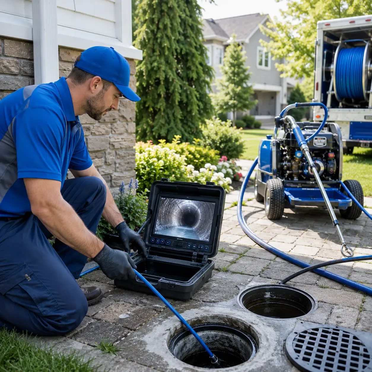 Outdoor drain cleaning professionals serving Red Level, AL